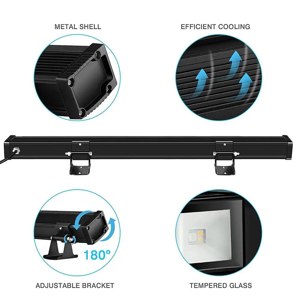 2Pcs Outdoor Wall Wash Lighting - Image 4