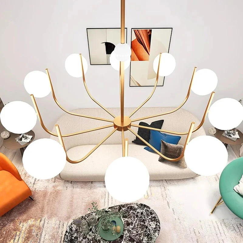 6-8-10 Lights Mid Century Modern Ceiling Light - Image 4