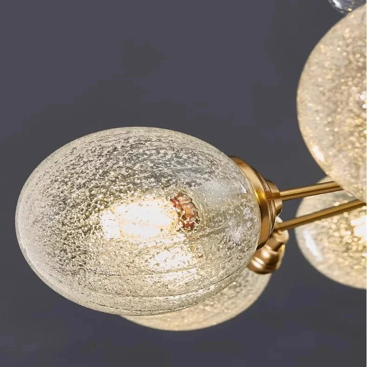 Acrylic and Gold Pendant Light - Ceiling Light - Image 6