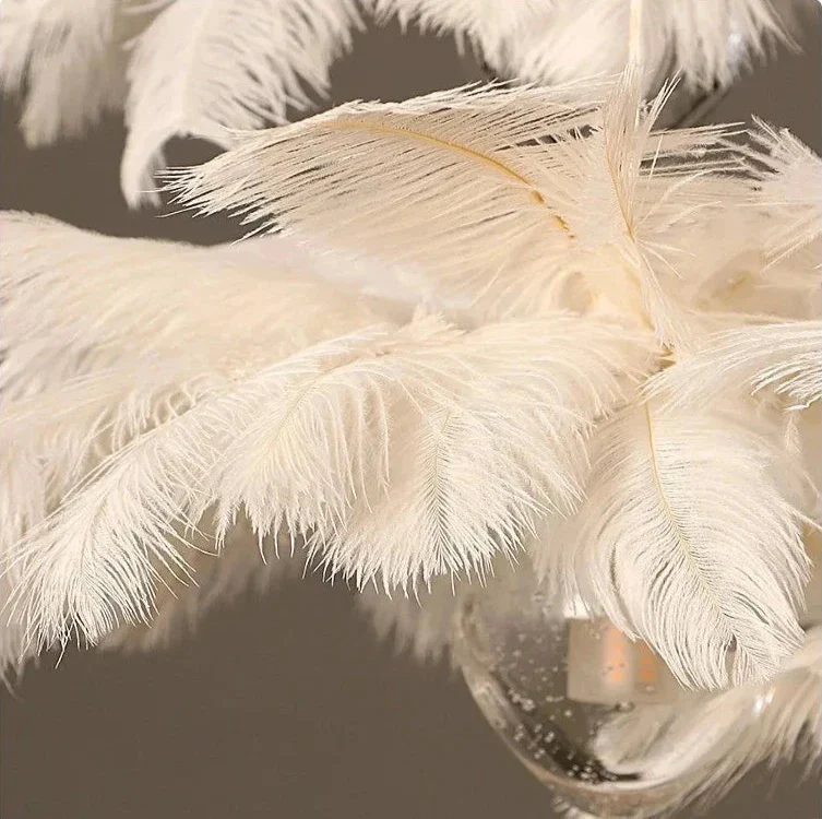 Adel Feather Staircase Lighting Chandelier - Image 5