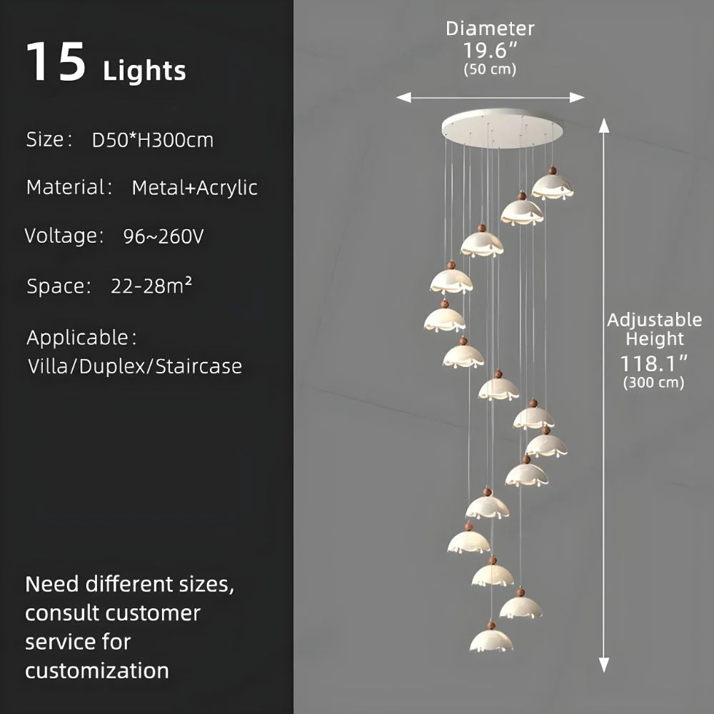 Afen Modern Staircase Chandelier - Image 10