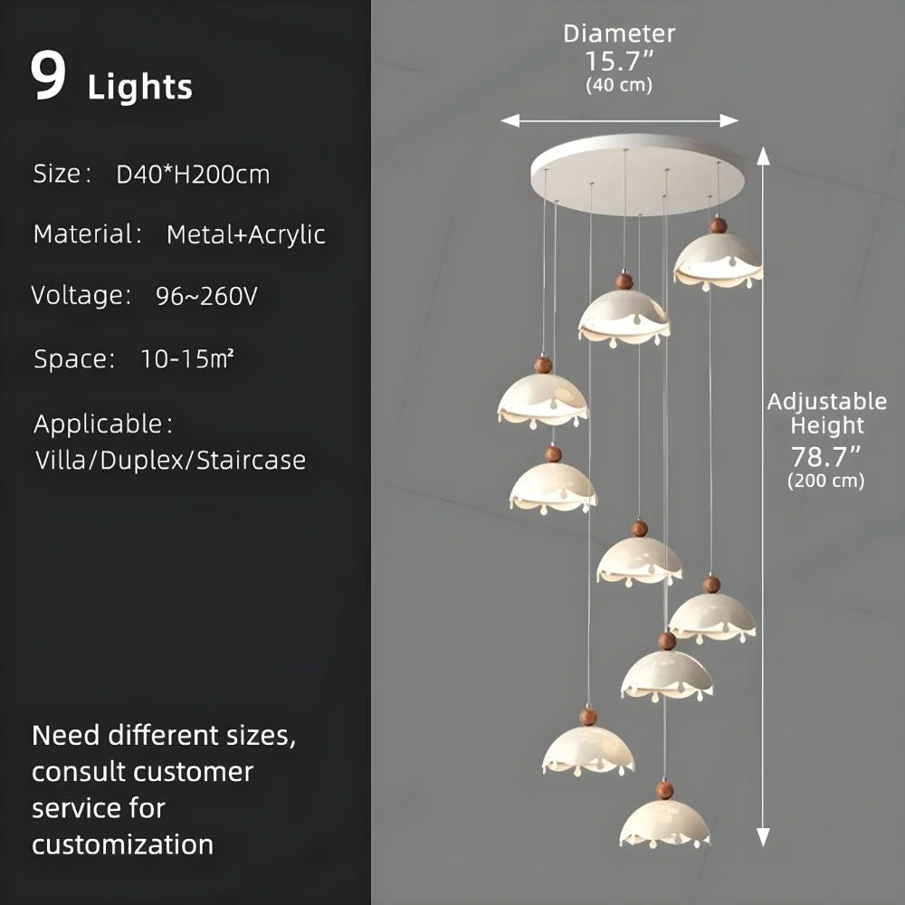 Afen Modern Staircase Chandelier - Image 11