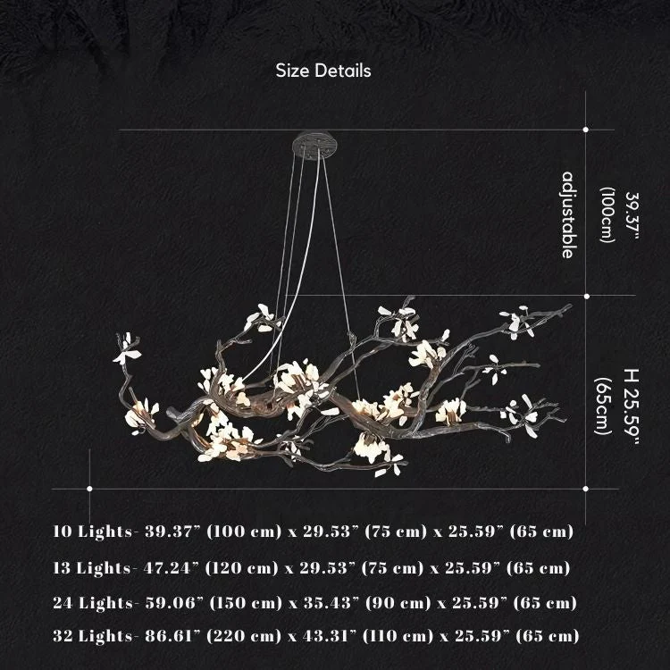 Alba Tree Branch Chandelier - Image 13