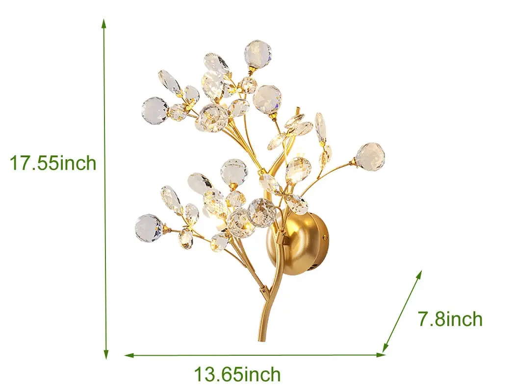 Alessa Gold Branch Wall Light - Image 5