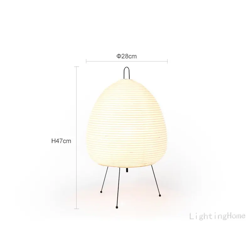 Alya Rice Paper Table Lamp - Image 4