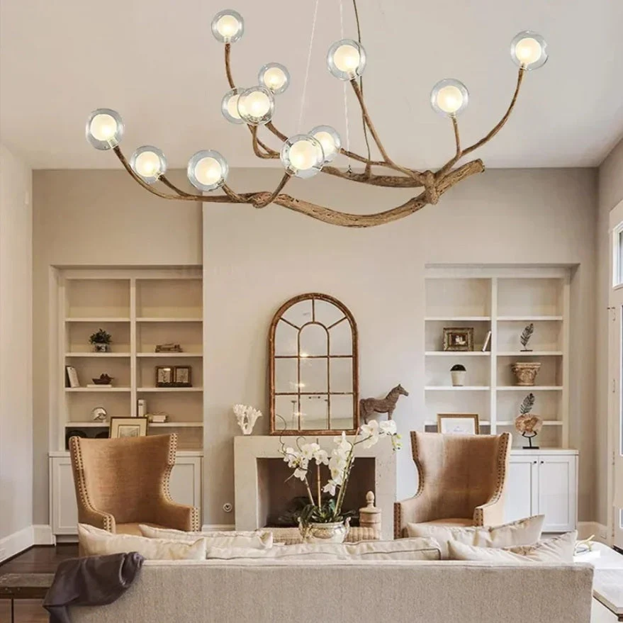Appa Rustic Tree Branch Chandelier - Image 2