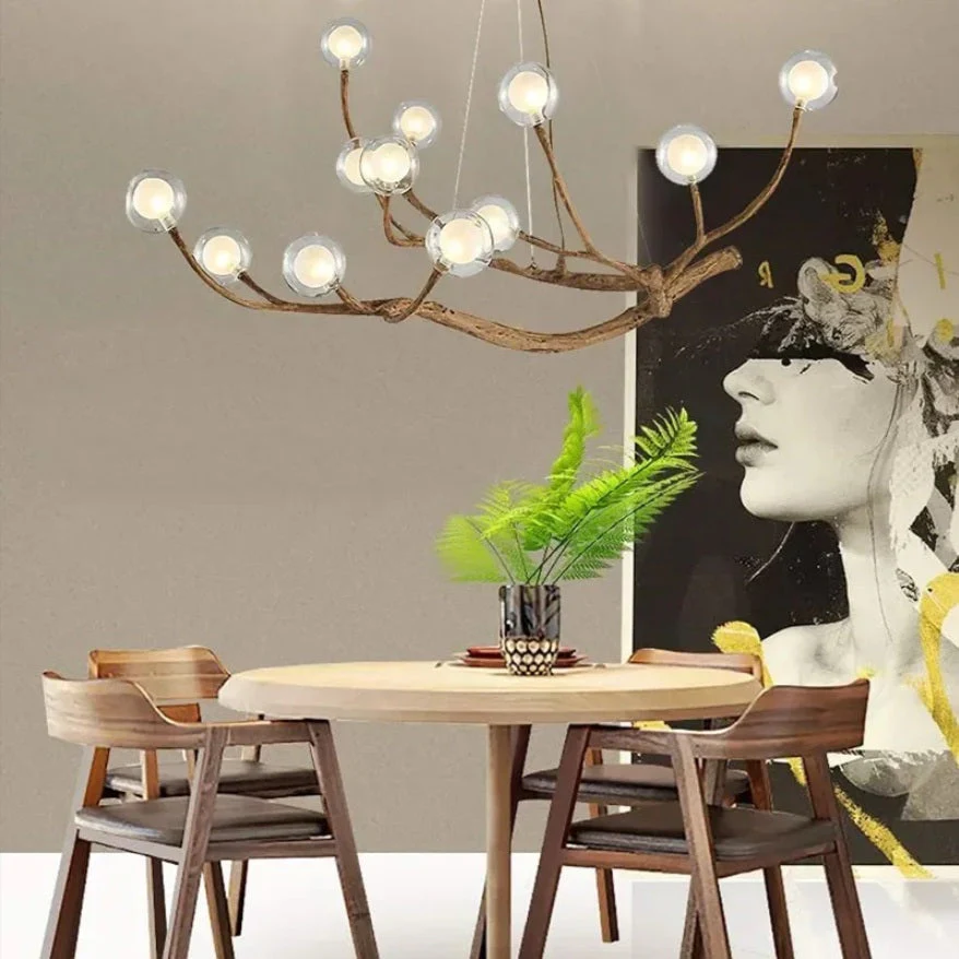 Appa Rustic Tree Branch Chandelier - Image 3