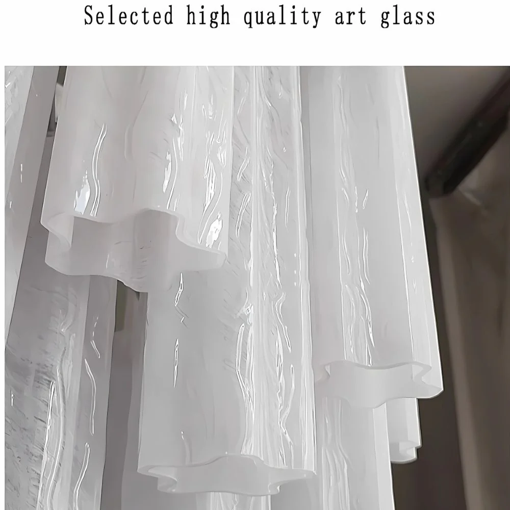 Arcdeco Large Glass Chandelier - Image 9