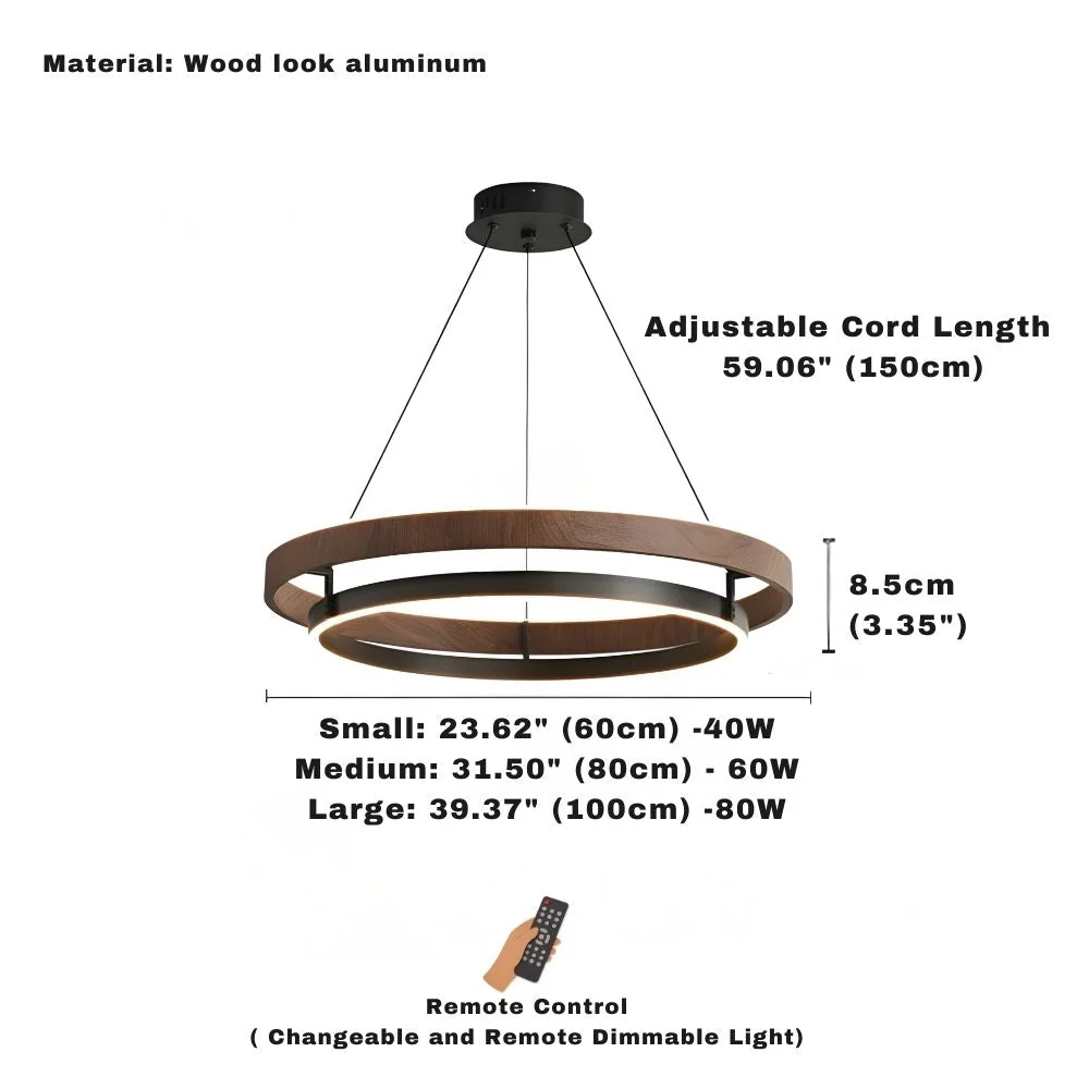 Ardin Minimalist Ring LED Pendant Light - Image 10