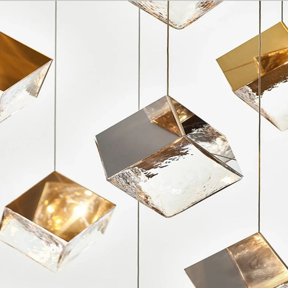 Aren Cube Large Pendant Light For High Ceilings - Image 10
