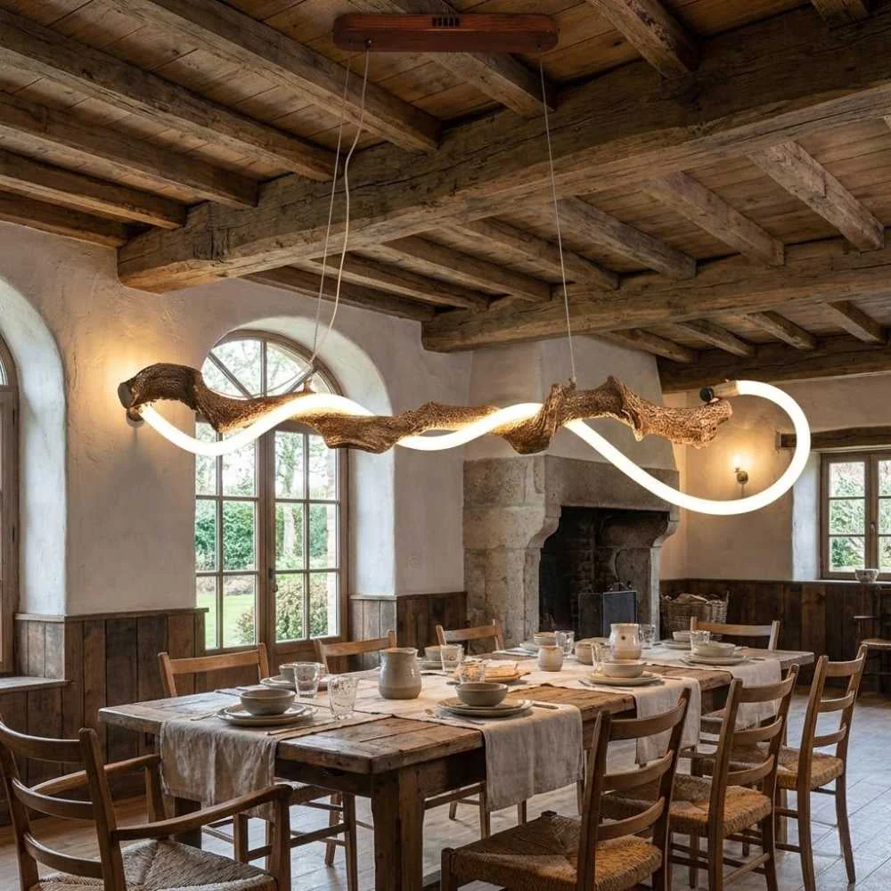 Aris Farmhouse Linear Chandelier - Image 2