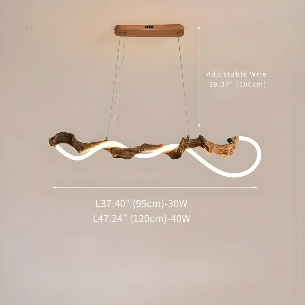 Aris Farmhouse Linear Chandelier - Image 6