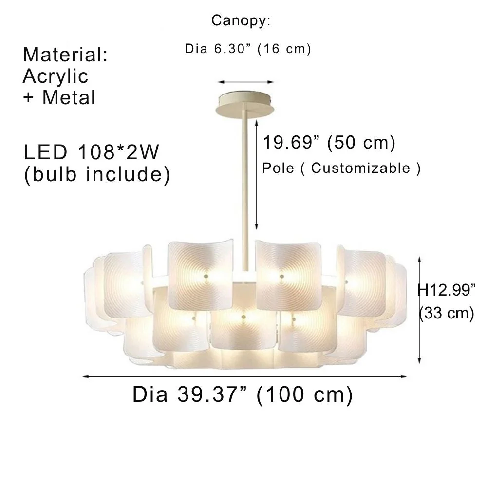 Arten Modern Acrylic Chandelier - Image 18