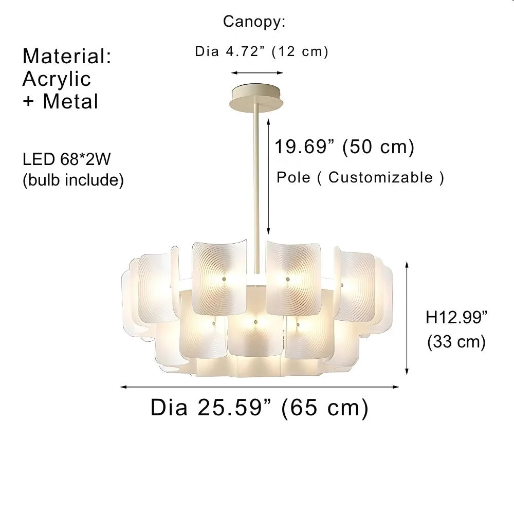 Arten Modern Acrylic Chandelier - Image 20