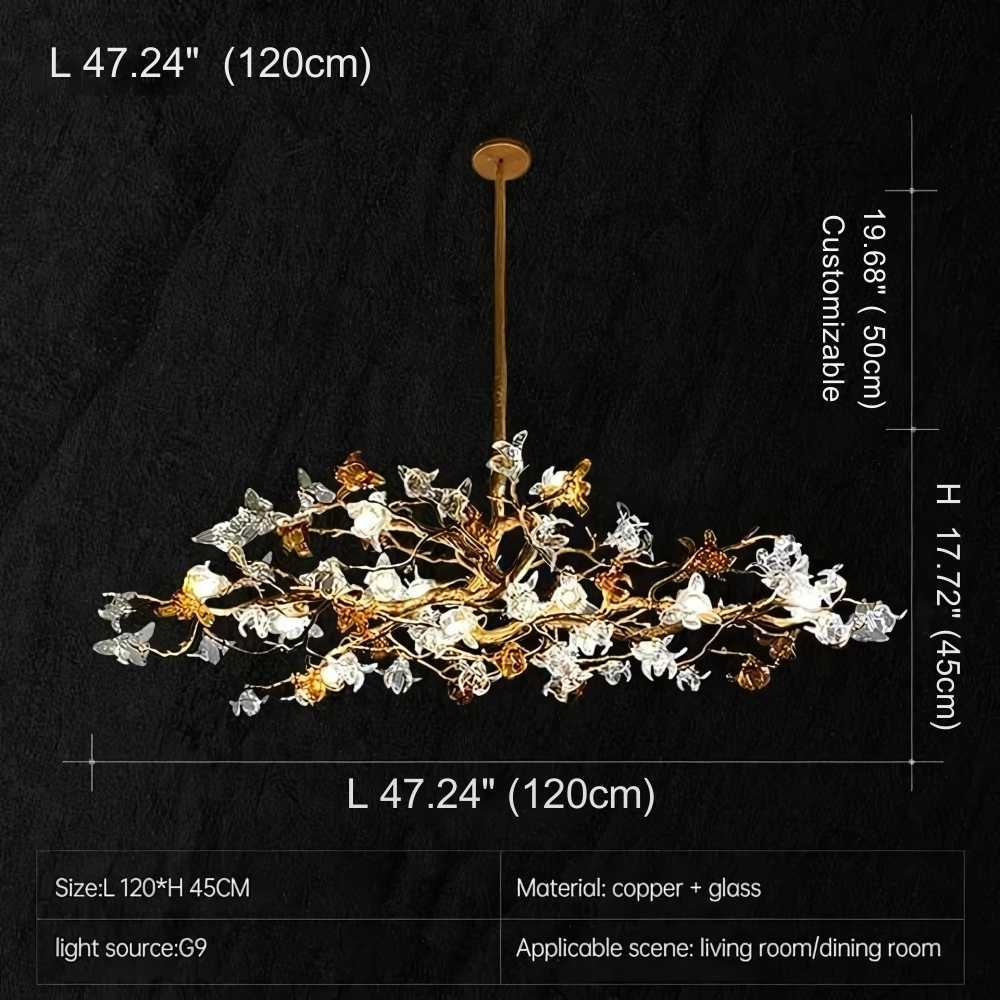 Asut Sculptural Branch Chandelier Lighting - Image 12