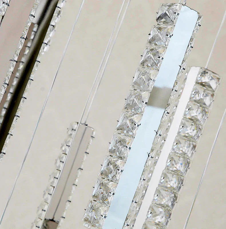 Aten Crystal Staircase Chandelier - Image 10