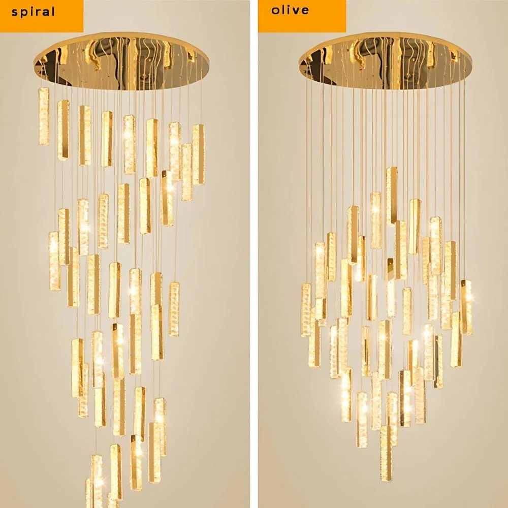 Aten Crystal Staircase Chandelier - Image 12