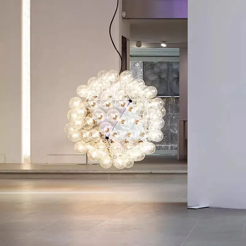 Ayli Clear Glass Bubble Pendant Light - Image 5