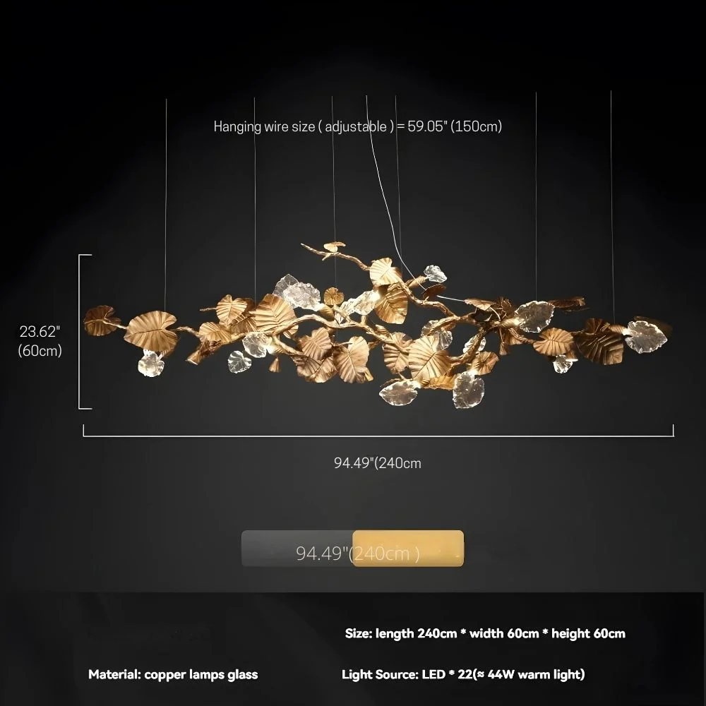 Bedya Linear Branch Chandelier - Image 11