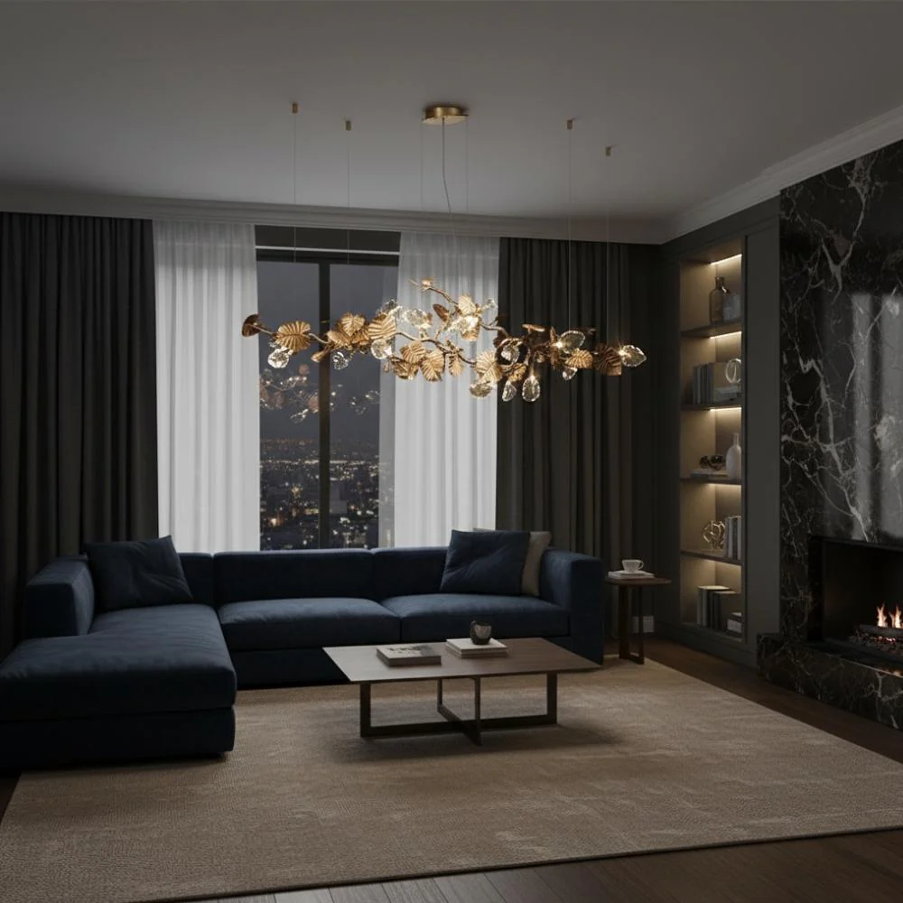 Bedya Linear Branch Chandelier - Image 3