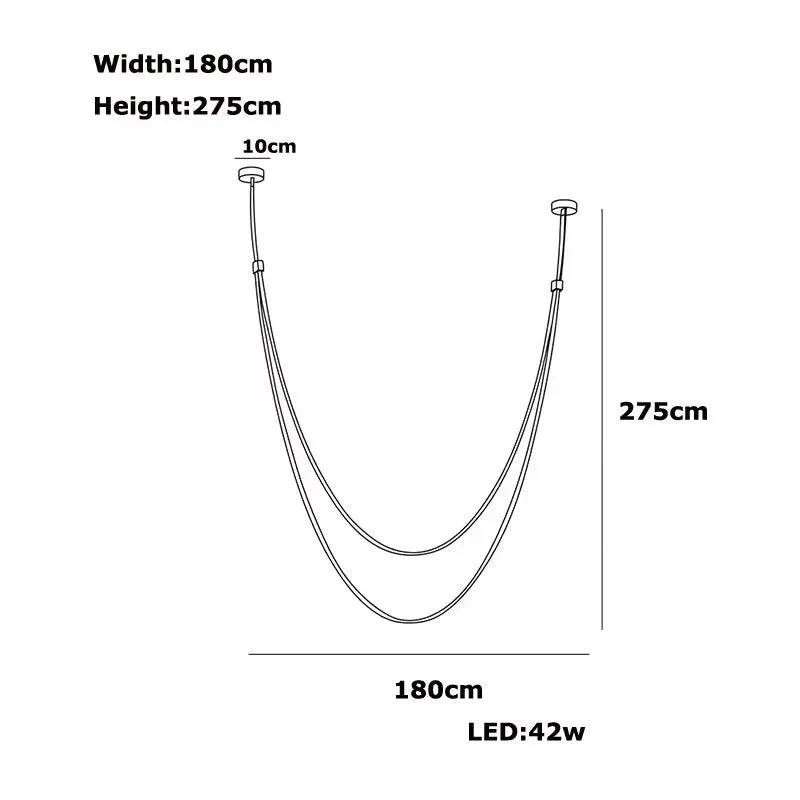 Beza Leather Belt Pendant Light - Image 7
