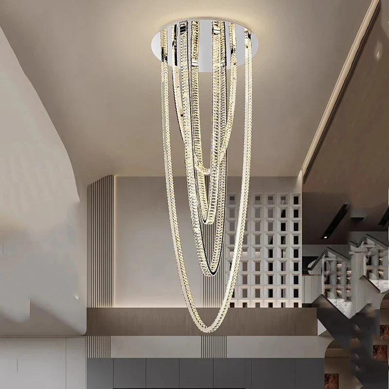 Bix Crystal Hanging Chandelier - Image 3