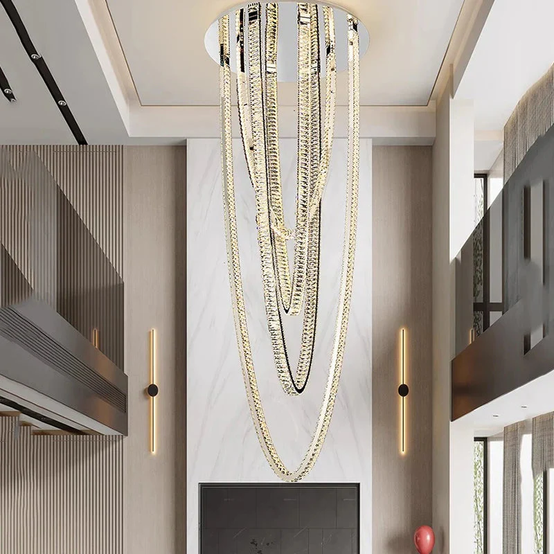 Bix Crystal Hanging Chandelier - Image 4
