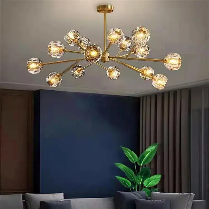 Boule De Style Cristal Chandelier - Image 4