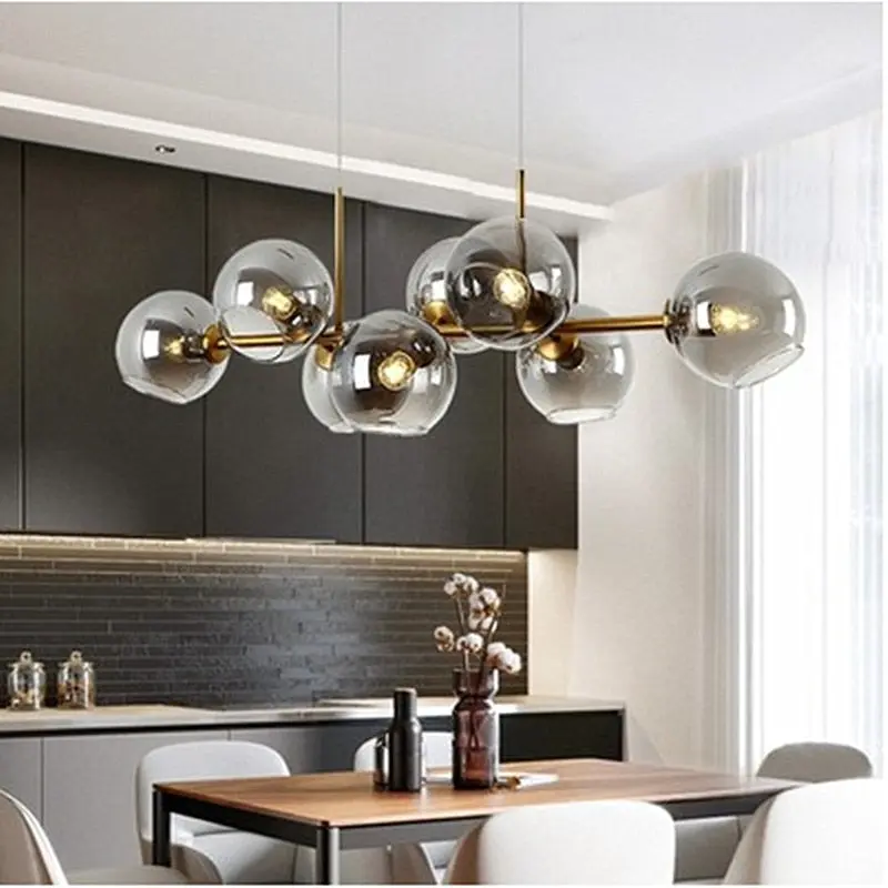 Branching Bubble Chandelier Dining Room - Image 3