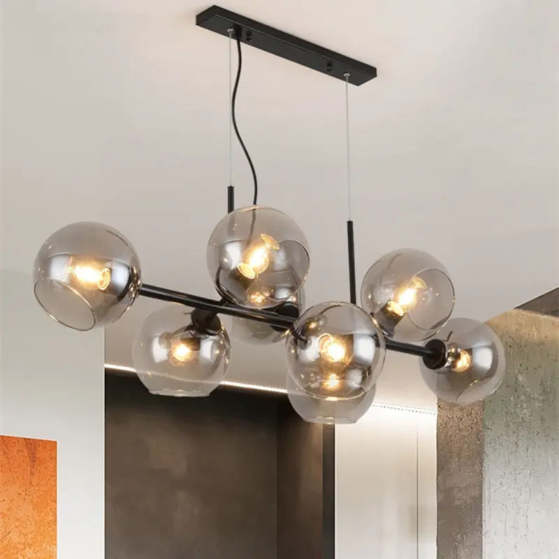 Branching Bubble Chandelier Dining Room - Image 4