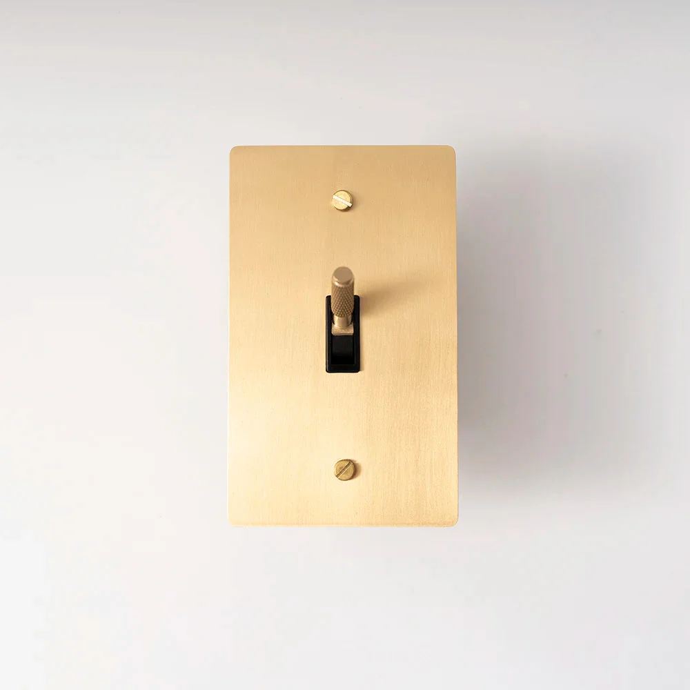 Seus Brass Toggle Light Switch - Image 10