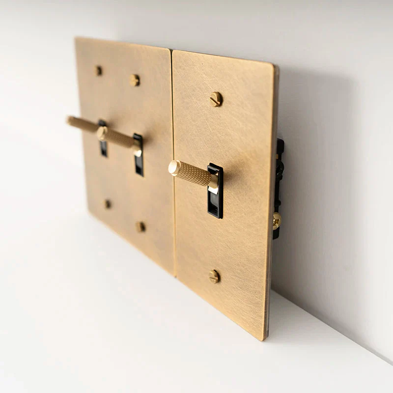 Seus Brass Toggle Light Switch - Image 12