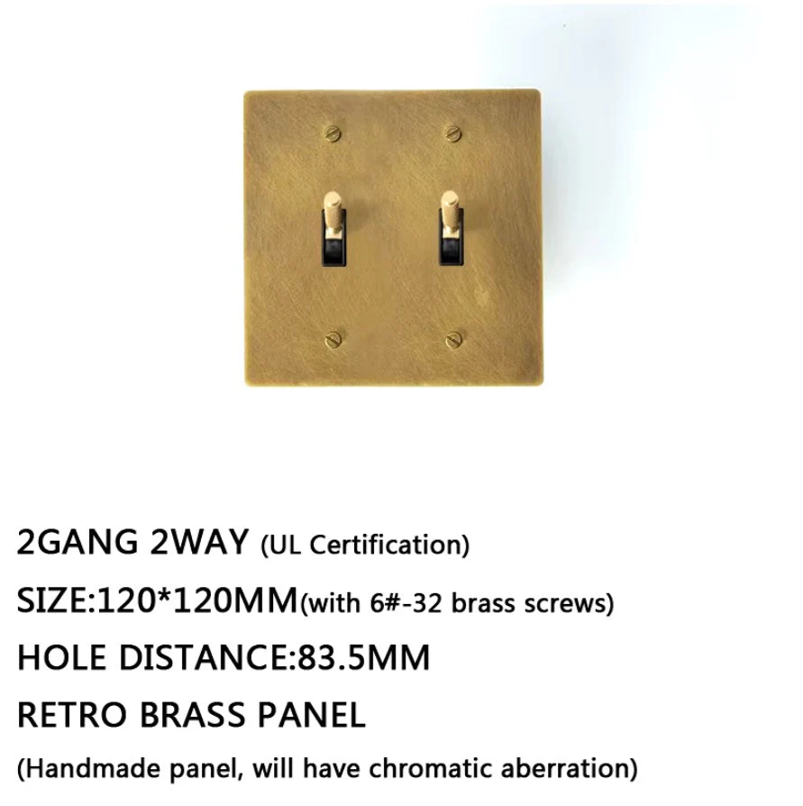 Seus Brass Toggle Light Switch - Image 16