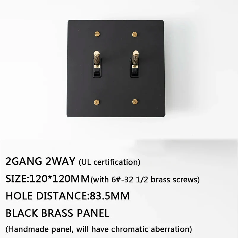 Seus Brass Toggle Light Switch - Image 17