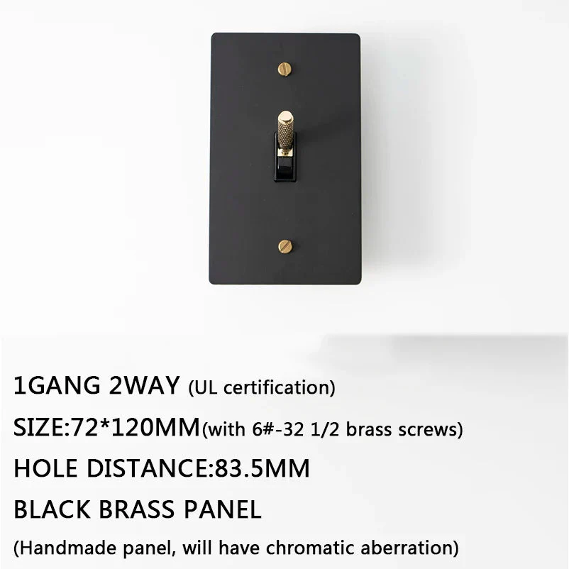 Seus Brass Toggle Light Switch - Image 18