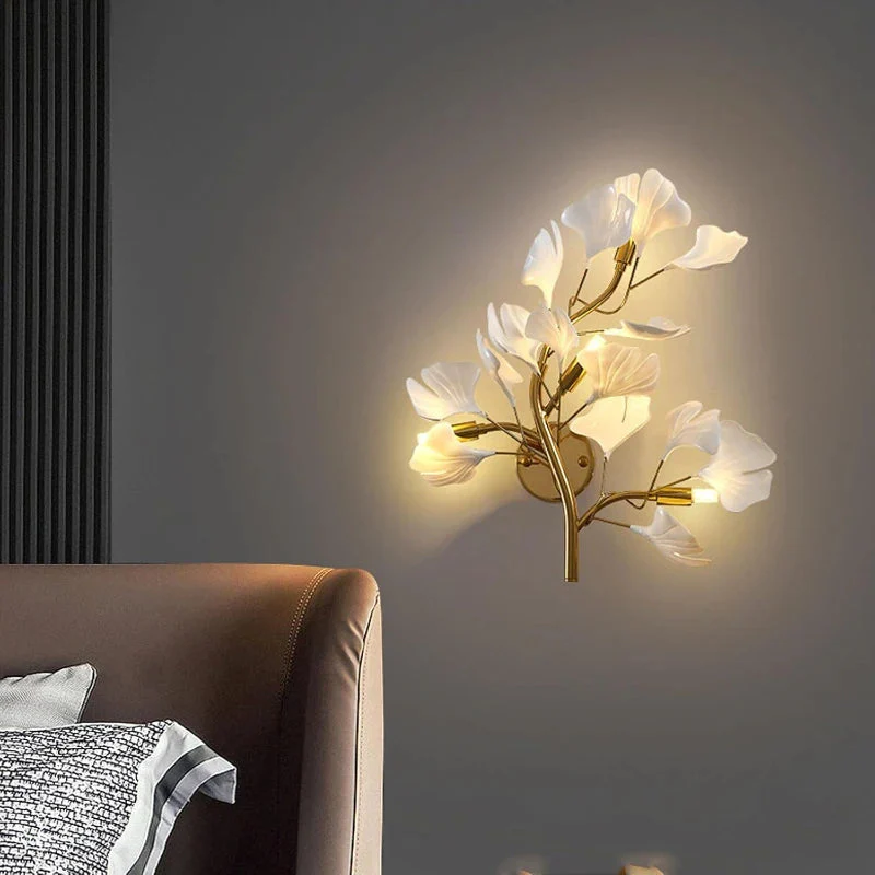 Calla Modern Leaf Wall Lamp - Image 2