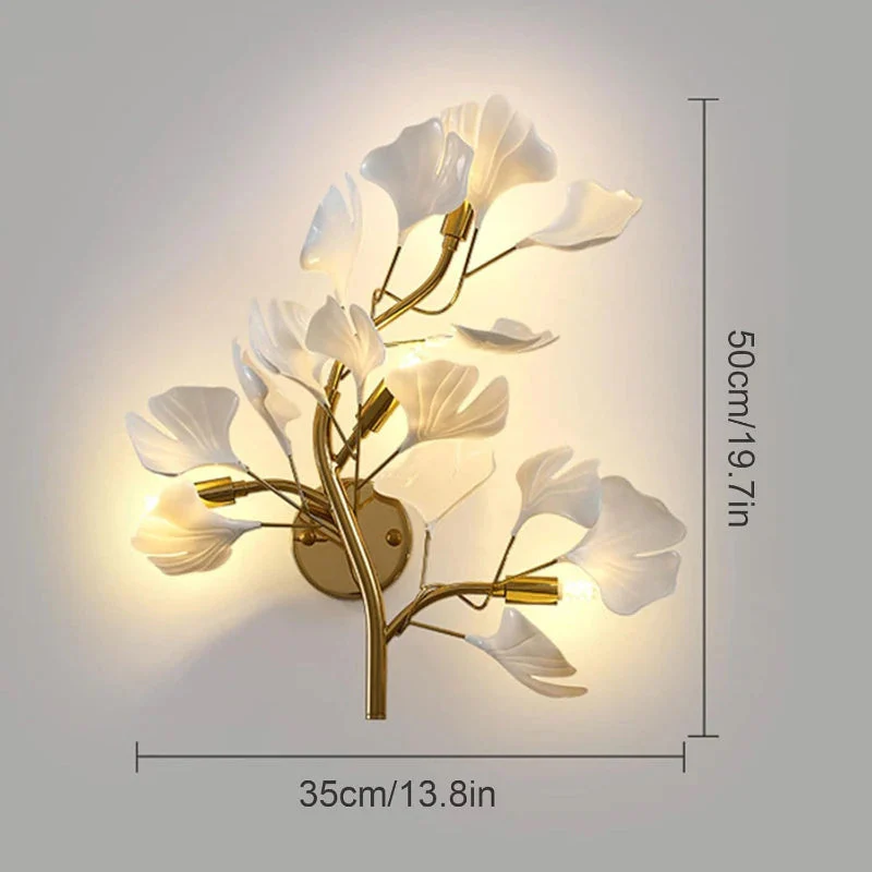 Calla Modern Leaf Wall Lamp - Image 7
