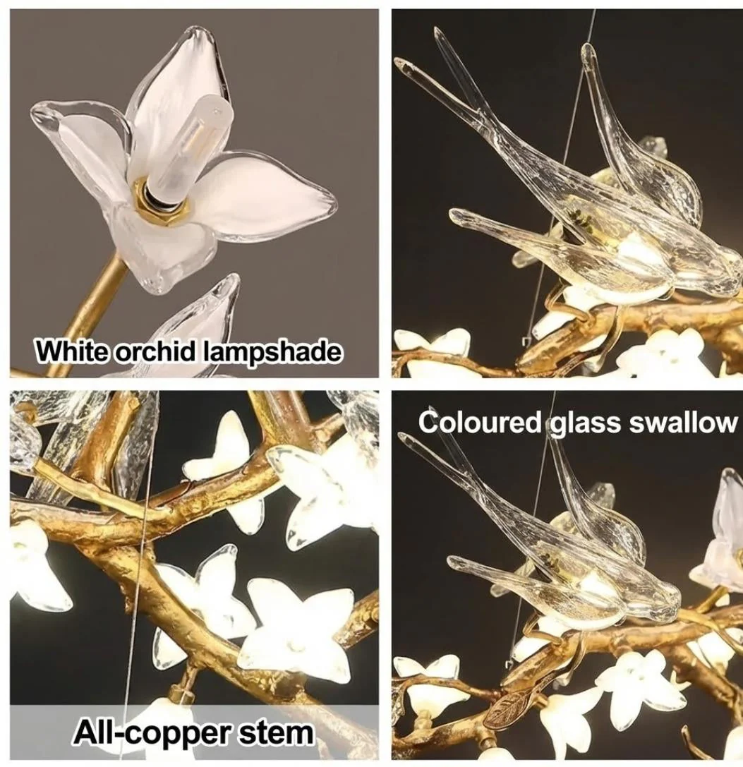Calyx Bird Branch Chandelier for Dining Room - Image 11