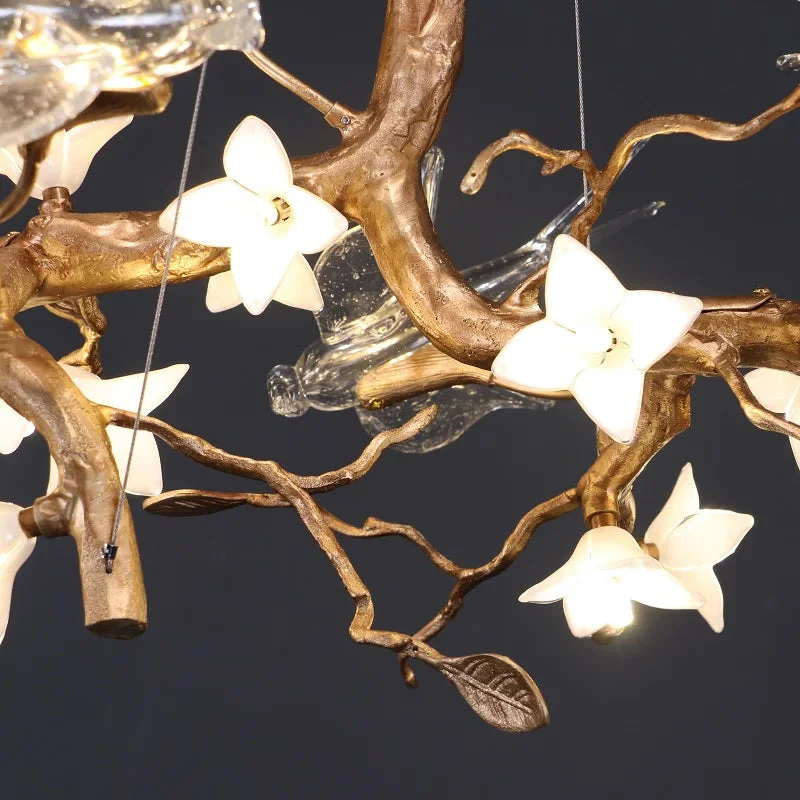 Calyx Bird Branch Chandelier for Dining Room - Image 12