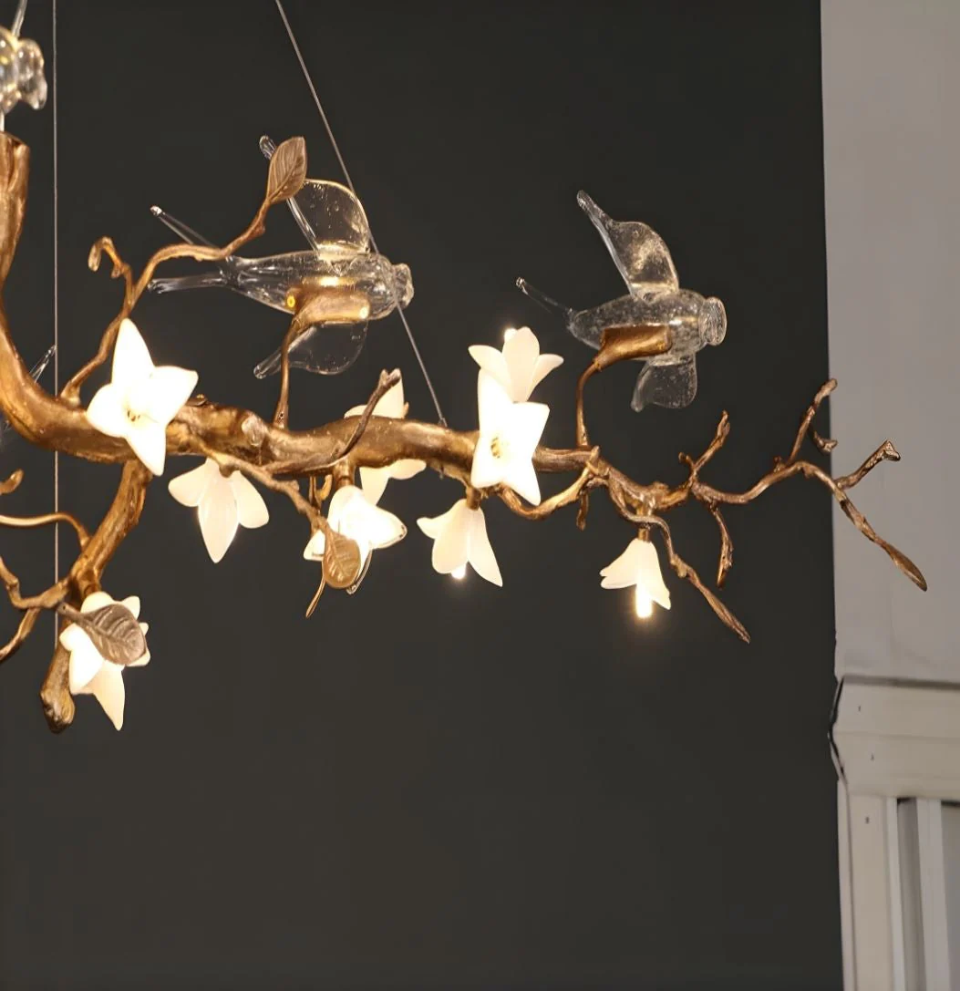 Calyx Bird Branch Chandelier for Dining Room - Image 14
