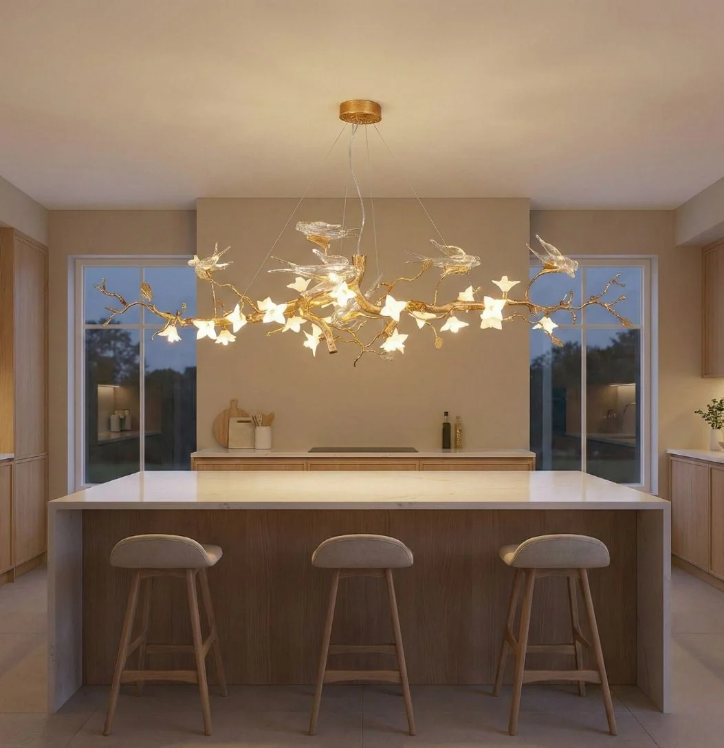 Calyx Bird Branch Chandelier for Dining Room - Image 2