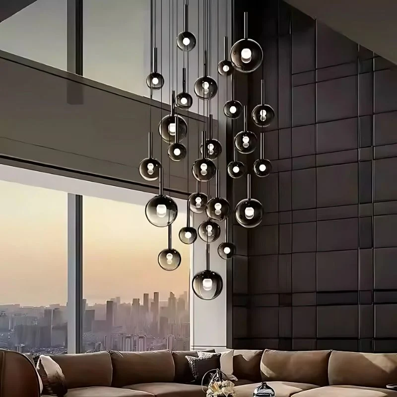 Cleo Bubble Staircase Chandelier