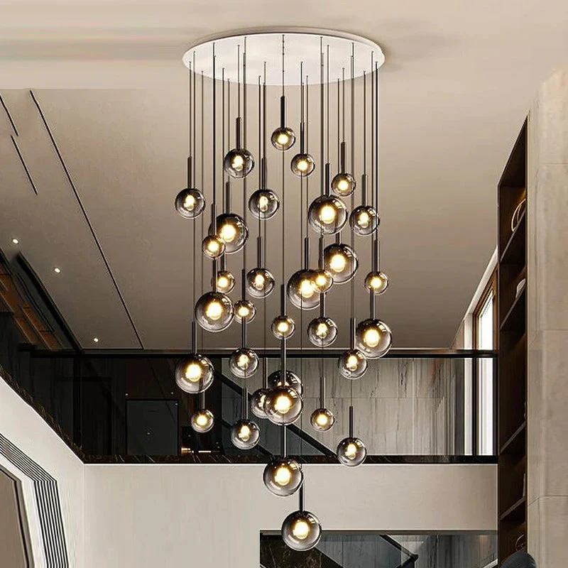 Cleo Bubble Staircase Chandelier - Image 2