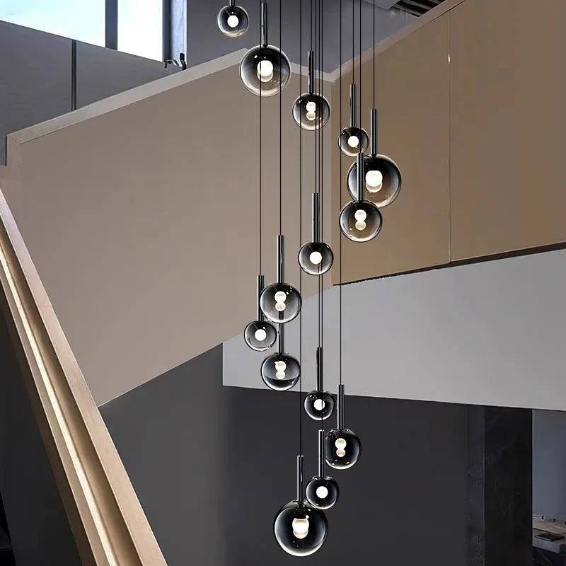 Cleo Bubble Staircase Chandelier - Image 4