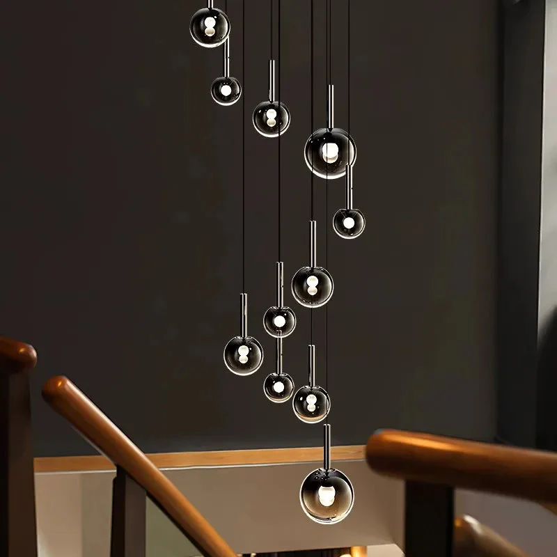 Cleo Bubble Staircase Chandelier - Image 5