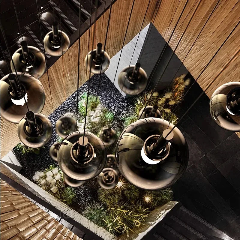 Cleo Bubble Staircase Chandelier - Image 7
