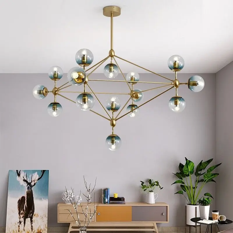 Contemporary Black Chandeliers 15/21 Heads - Image 3
