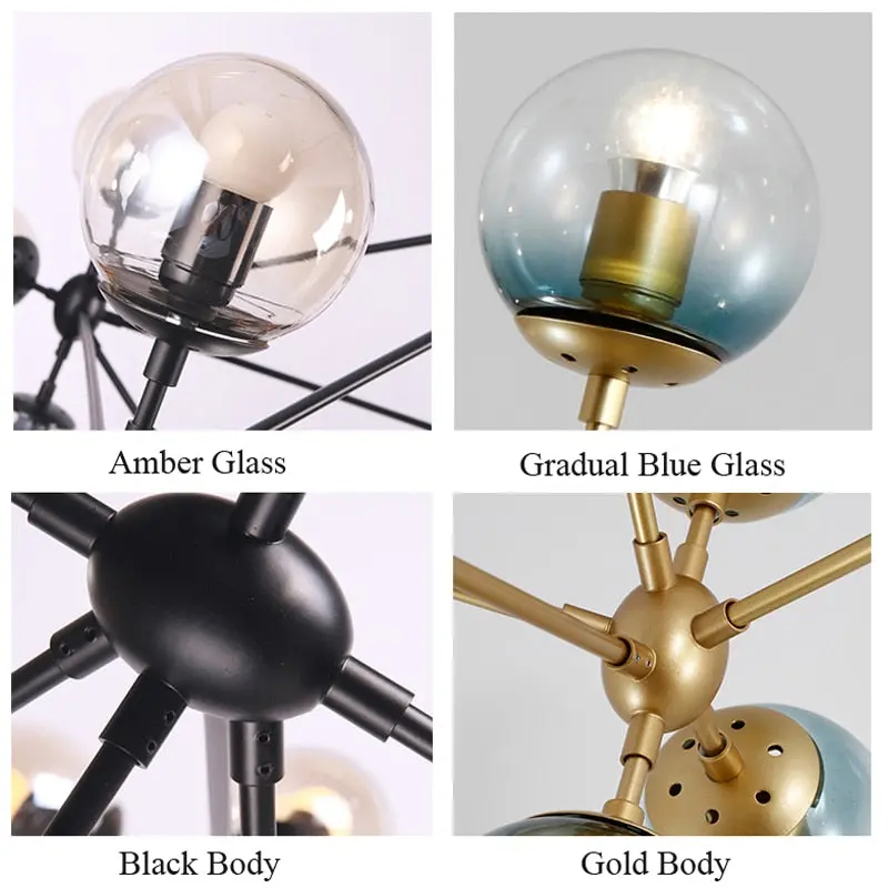 Contemporary Black Chandeliers 15/21 Heads - Image 6
