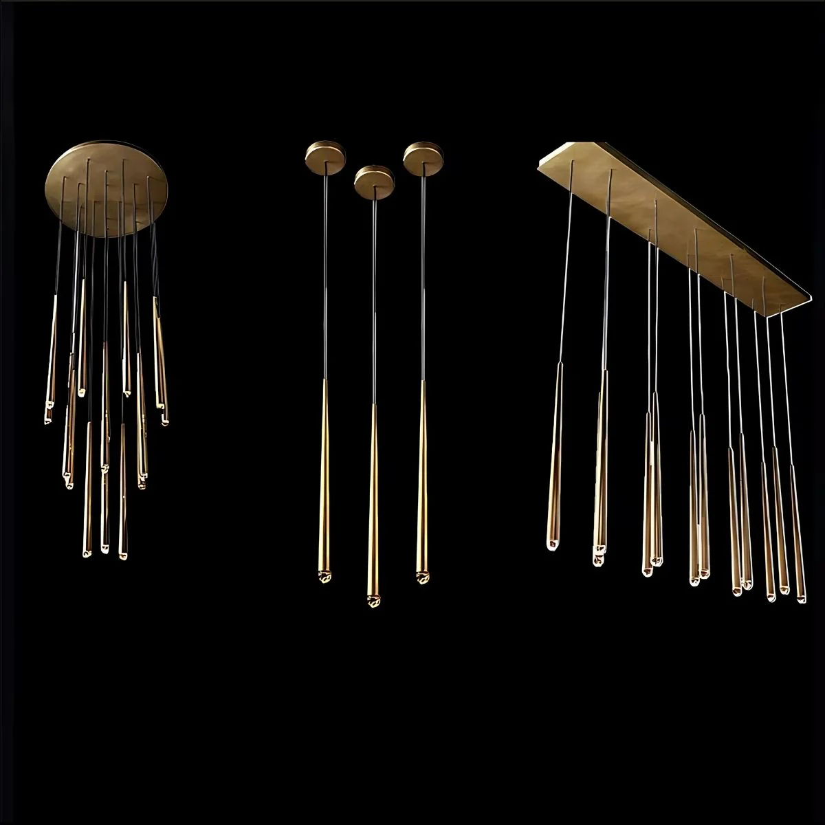 Contemporary Chandelier for High Ceiling Living Room & Foyer - Image 10