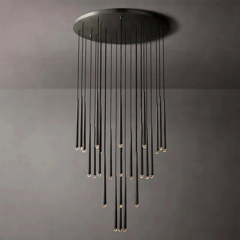 Contemporary Chandelier for High Ceiling Living Room & Foyer - Image 4